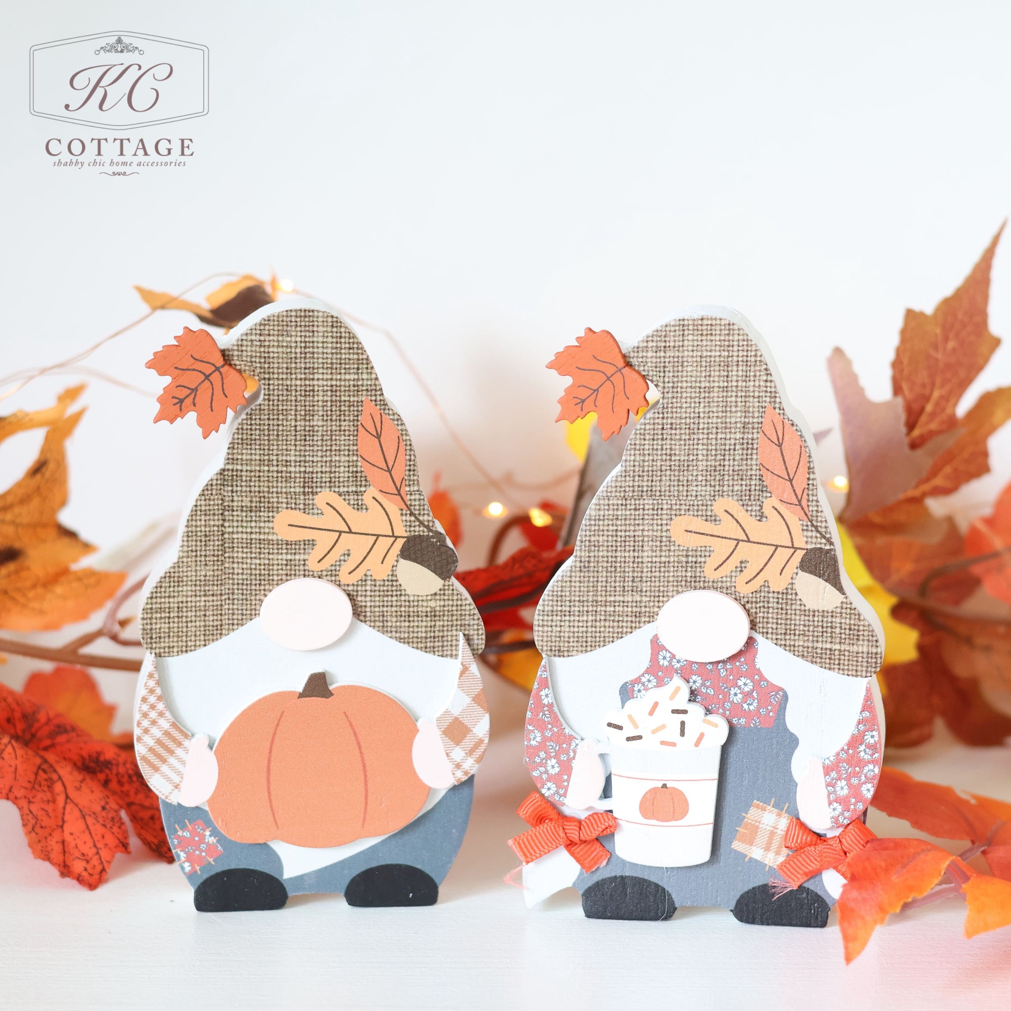 Autumn Standing Wooden Gonks