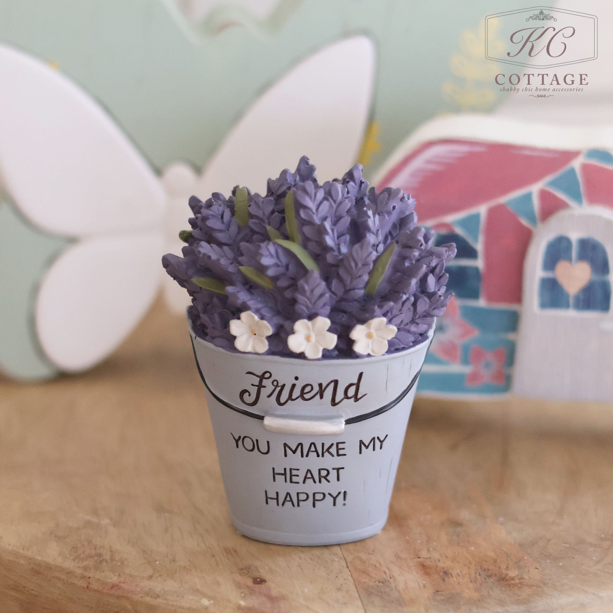 Loving Lavender Friend Bucket Ornament