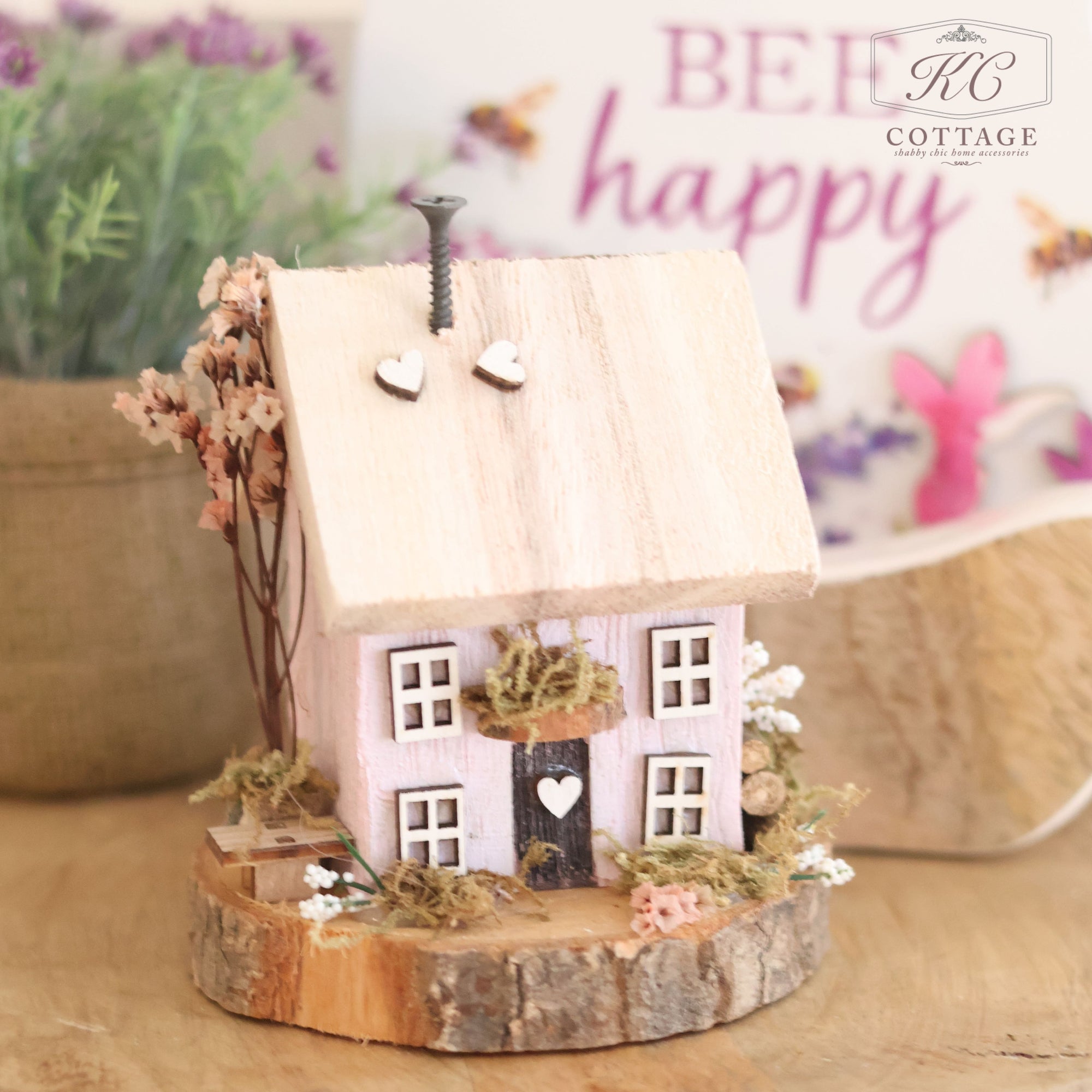 Spring Rustic Cottage Wooden Ornament