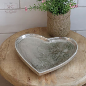 Silver Heart Plate