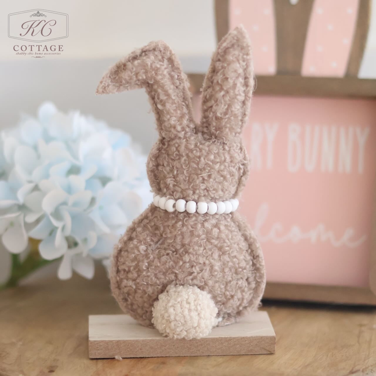 Easter Brown Sherpa Rabbit Ornament